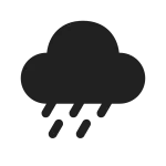 Weather Drizzle SVG Icon